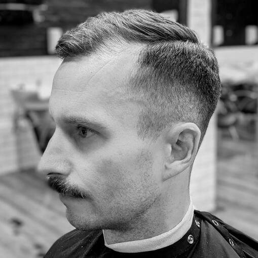 Clipper cut & Moustache