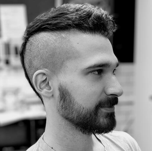 mohawk and beard trim